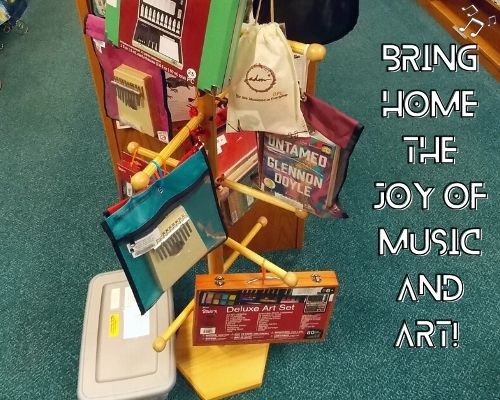 New music, art kits and more at the Library!