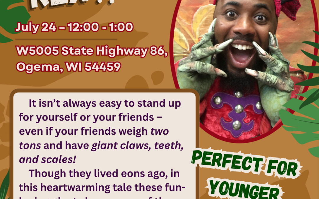 Bullysaurus Rex Theatre Performance – July 24th @ 12:00-1:00PM